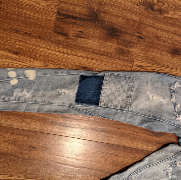 One Teaspoon Low Rise Distressed Jeans - Picture 3 of 5